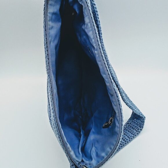The Sak Blue Woven Bucket Bag - Picture 4 of 7